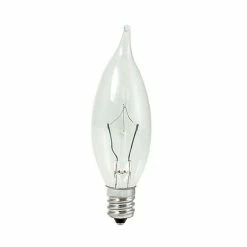 Bulbrite Krystal Touch 15 Watt Dimmable Light Bulbs With Candelabra (E12) Base, 2700K Warm White Light, 20/Pack(861253)
