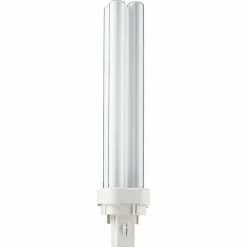Philips Compact Fluorescent PL-C Lamp, 26 Watts, 2-Pin, Neutral White, 10PK