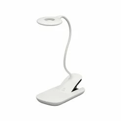 UltraBrite UseAnywhere LED Desk Lamp, 19.5", White (UPL0124-WHT-DS)