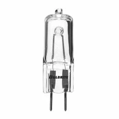 Bulbrite 50 Watt Dimmable Clear T4 Bi-Pin (G6.35) Mini Halogen Light Bulbs, 10/Pack (860821)