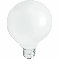 Philips Incandescent Frosted G25 Globe Lamp, 25 Watts, 12PK