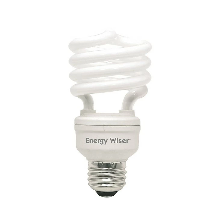 Bulbrite 18 Watt Frost Energy Wiser Coils T2 COIL Medium (E26) CFL Bulb, 4/Pack(860458)