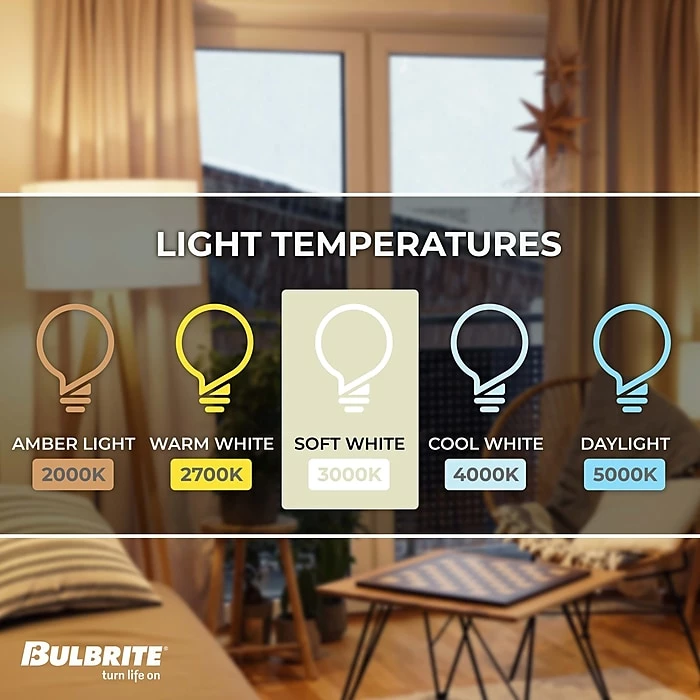 Bulbrite Halogen A19 Medium Screw Base (E26) Clear Light Bulb, 72 Watt (100 Watt Incandescent Equivalent), 6/Pack (860622) - Image 4