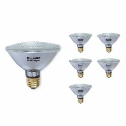 Bulbrite Halogen PAR30SN Medium Screw Base (E26) Light Bulb, 60 Watt (75 Watt Incandescent Equivalent) , 4/Pack(860740)