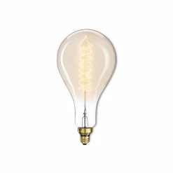 Bulbrite Grand Nostalgic Collection 60 Watt Dimmable Light Bulb With Medium (E26) Base, Antique Glass Finish(137101)