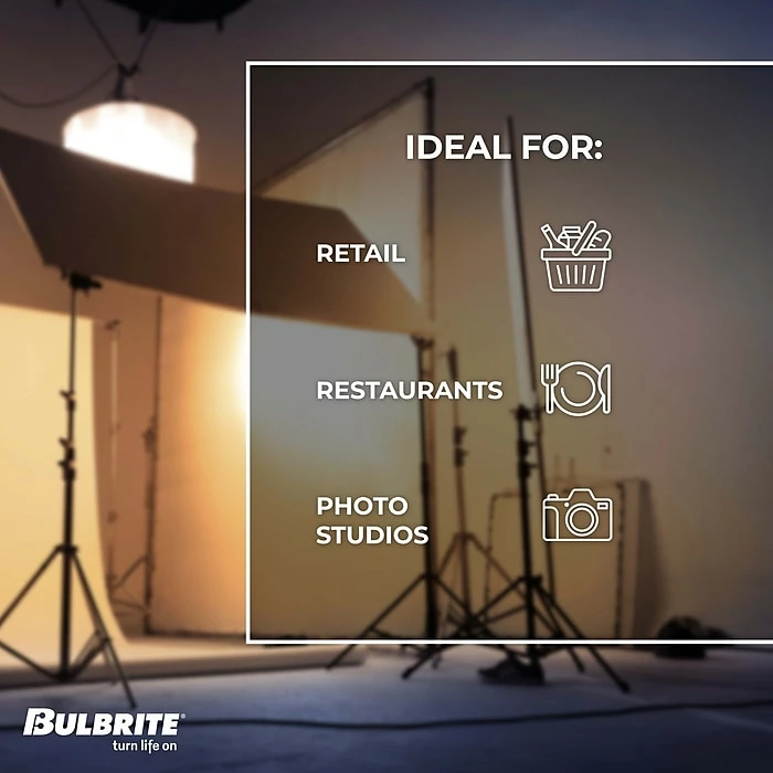 Bulbrite 40 Watt Incandescent G16.5 Globe Bulb, Warm White Light Bulb, 25/Pack(861159) - Image 5