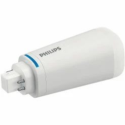 Philips LED Vertical PL-C/T Lamp, 10.5 Watts, 4-Pin, Neutral White, 10PK