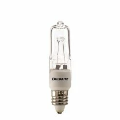 Bulbrite 35 Watt 120V Dimmable Clear T4 Halogen Mini Light Bulbs, 2900K Soft White Light, 5/Pack (860795)