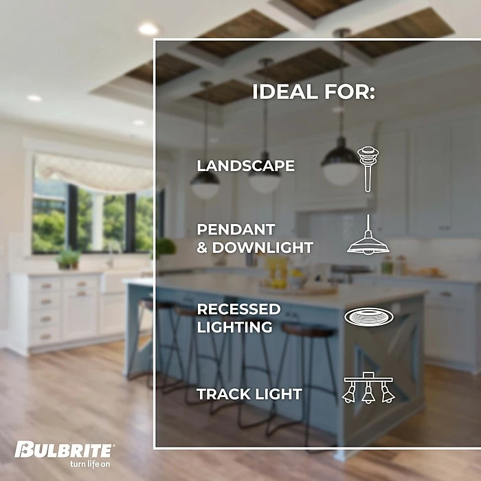 Bulbrite Halogen 50 Watt Dimmable Lensed Flood MR16 Bulbs With Bi-Pin (GU5.3) Base, 24 Volt, 5/Pack (860710) - Image 5