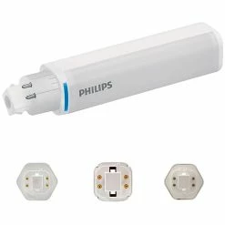 Philips LED Horizontal PL-C/T Lamp, 8.5 Watts, 4-Pin, Neutral White, 10PK