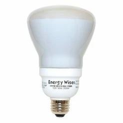 Bulbrite 15 Watt Energy Wiser Frost Reflector R30 Medium (E26) CFL Bulb, 2/Pack (860449)