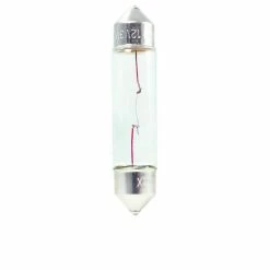 Bulbrite 10 Watt Dimmable Clear T3.25 Festoon (FEST) Krypton/Xenon Bulb, 10/Pack (861195)