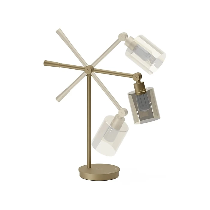 UltraBrite Vintage LED Desk Lamp, 30.7", Brass (UDLV0201A-BRS-DS) - Image 4