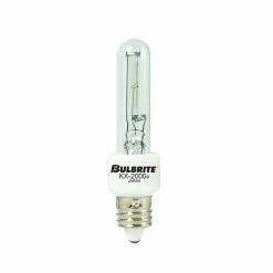 Bulbrite KX Dimmable T3Mini-Candelabra Screw Base (E11) Light Bulb, 560 Lumens, 2700K, 40 Watt, Clear, 2/Pack(861114)