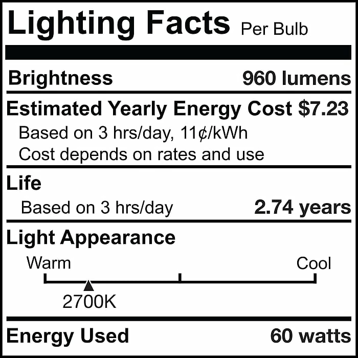Bulbrite Double-Contact Bayonet Base (BA15D) Clear Light Bulb, 60 Watt, 2/Pack(861348) - Image 5