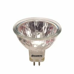 Bulbrite 50 Watt Halogen Lensed Flood MR16 Light Bulbs With GU5.3 Bi-Pin Base, 12 Volt, 8/Pack (860705)