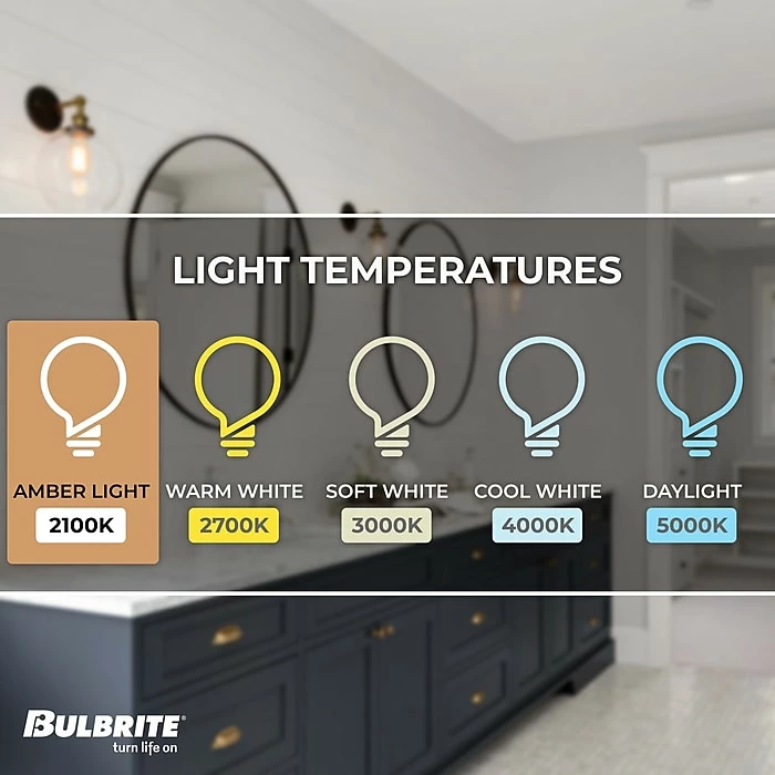 Bulbrite 40 Watt Dimmable Antique ST18 Nostalgic Hairpin Incandescent Light Bulbs 2200K Amber Light, 4/Pack(861376) - Image 4