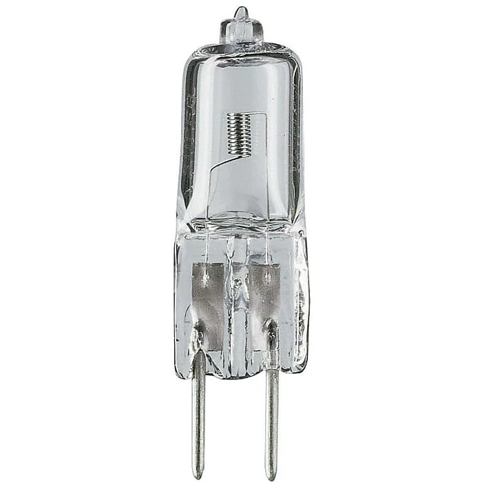 Philips Halogen T4 Lamp, GY6.35 Base, 50 Watts, 12PK