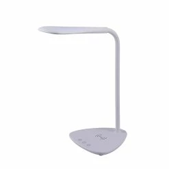 Bostitch Flexible Wireless Charging LED Desk Lamp, White (VLED1816-BOS)