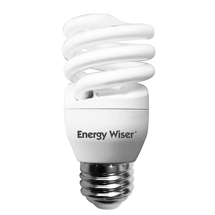 Bulbrite 13 Watt Frost Energy Wiser Coils T2 COIL Medium (E26) CFL Bulb, 2/Pack(860465)