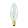 Bulbrite 25 Watt Dimmable Clear B10 Incandescent Light Bulbs With European (E14) Base, 30/Pack (861202)