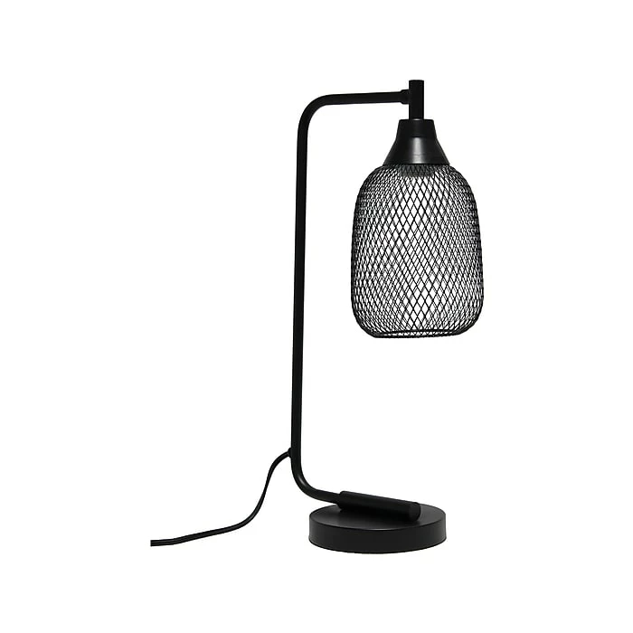 Lalia Home Studio Loft Incandescent Desk Lamp, 19", Matte Black (LHD-2000-BK)