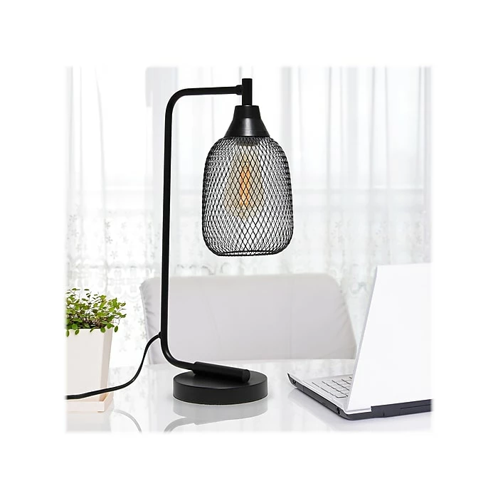 Lalia Home Studio Loft Incandescent Desk Lamp, 19", Matte Black (LHD-2000-BK) - Image 7