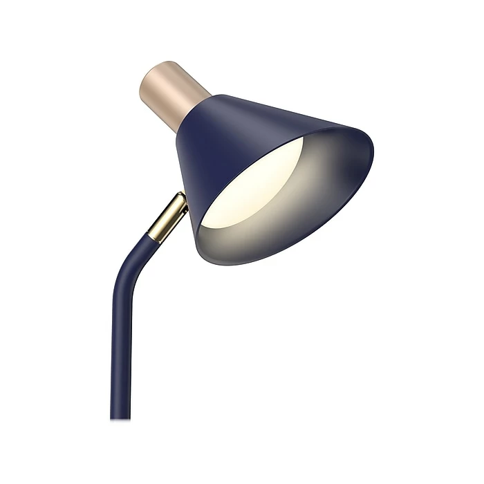 Sheffield Labs JAMES LED Desk Lamp, 18", Matte Blue/Gold (TL343Q) - Image 4