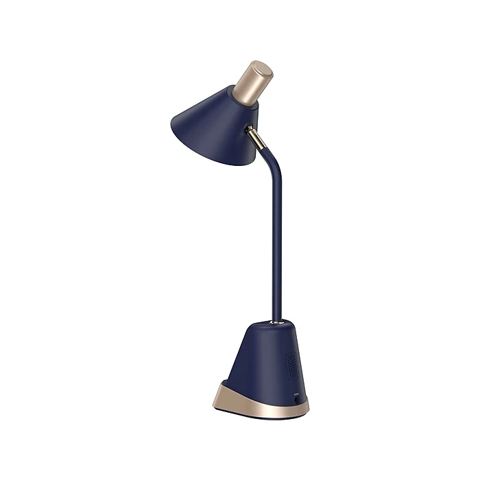 Sheffield Labs JAMES LED Desk Lamp, 18", Matte Blue/Gold (TL343Q) - Image 7