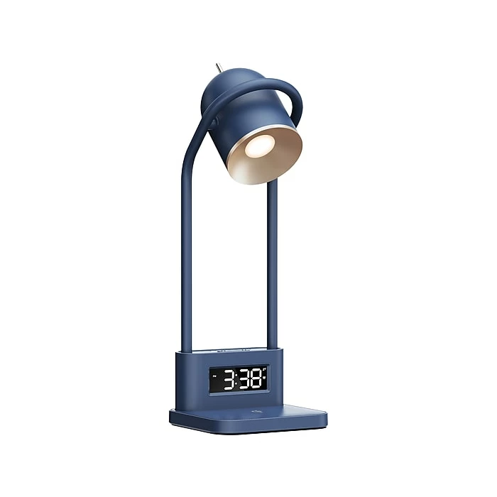 Sheffield Labs NEWPORT LED Desk Lamp, 16.7", Blue Metal (TL439Q)