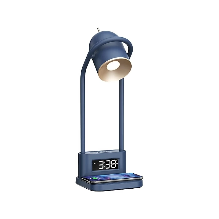 Sheffield Labs NEWPORT LED Desk Lamp, 16.7", Blue Metal (TL439Q) - Image 3
