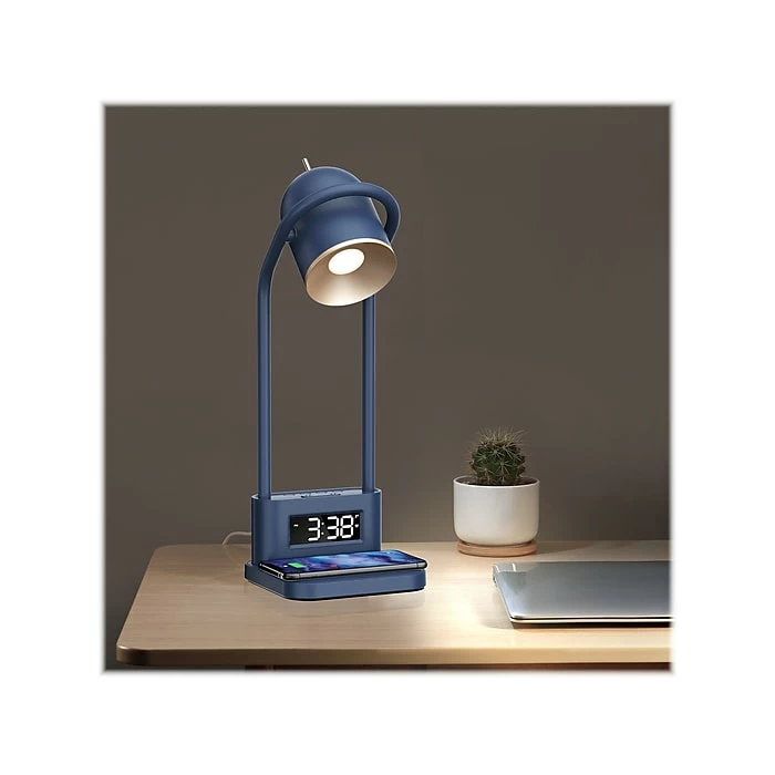 Sheffield Labs NEWPORT LED Desk Lamp, 16.7", Blue Metal (TL439Q) - Image 7