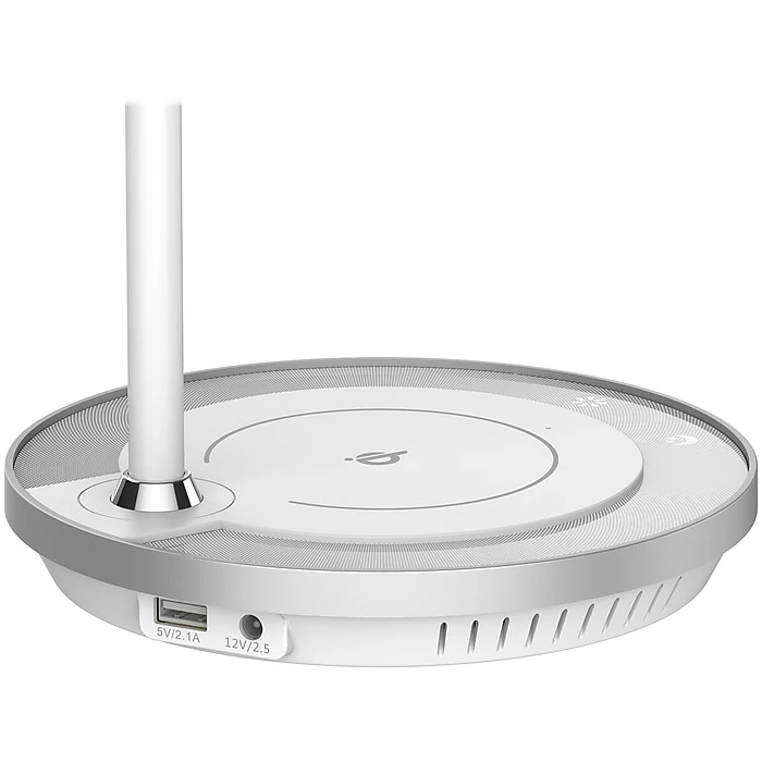 Sheffield Labs LUCAS LED Desk Lamp, 18.9", Matte White/Chrome (TL363Q) - Image 6