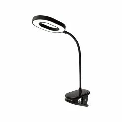 Tzumi Atmosphere LED Task Lamp, Black Matte (6140ST)