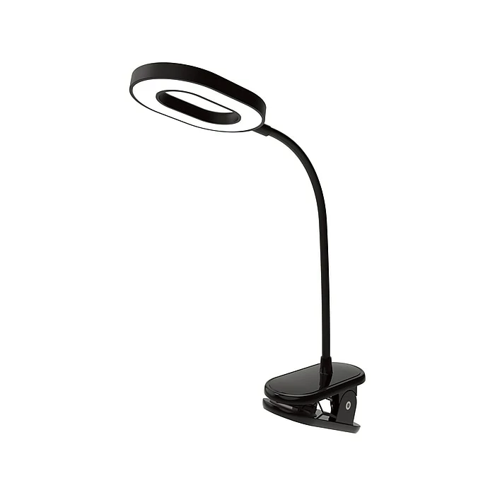 Tzumi Atmosphere LED Task Lamp, Black Matte (6140ST)