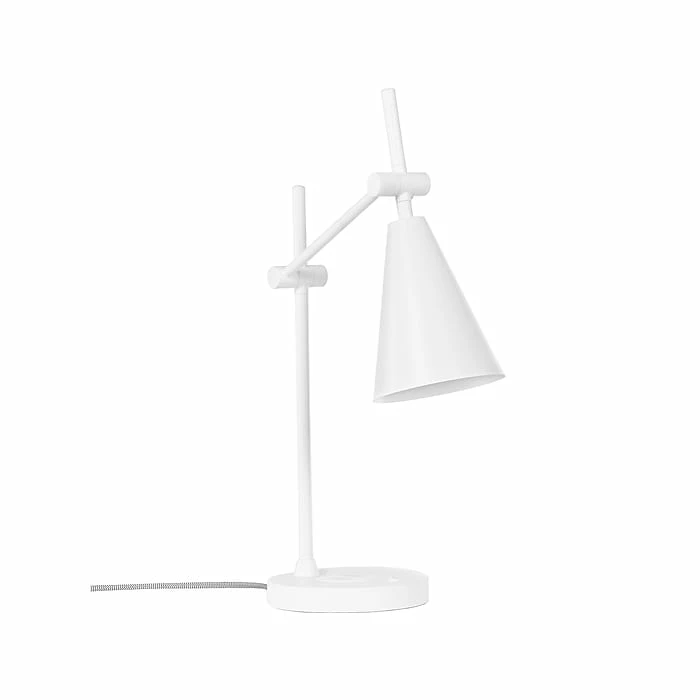 Gry Mattr LED Desk Lamp, 24", White Metal (GMCC-00858)