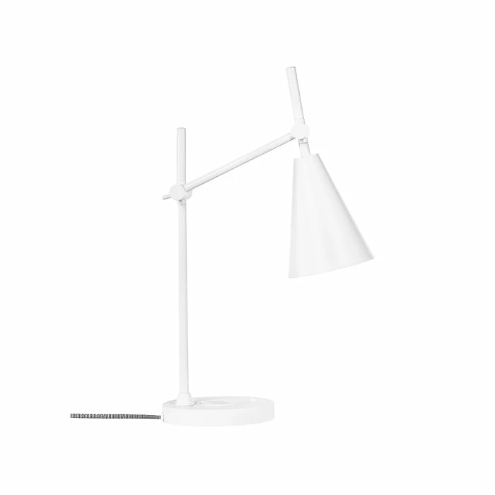 Gry Mattr LED Desk Lamp, 24", White Metal (GMCC-00858) - Image 2