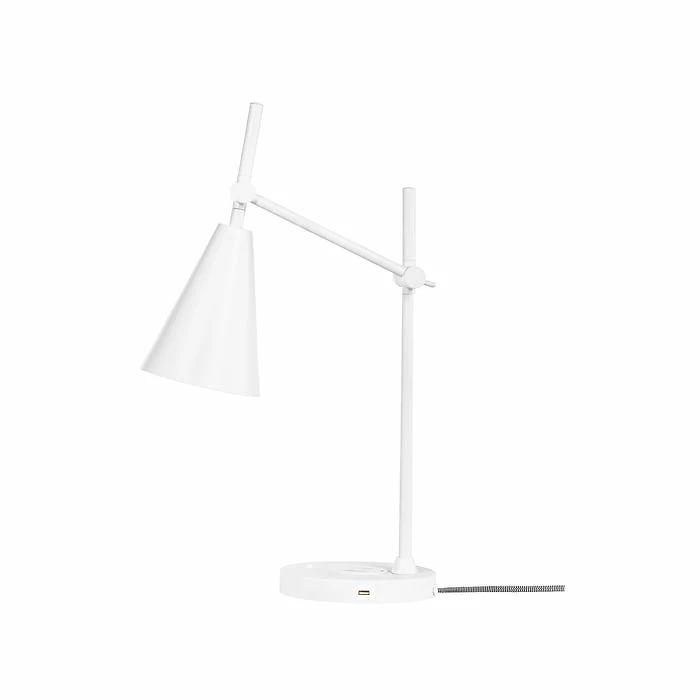 Gry Mattr LED Desk Lamp, 24", White Metal (GMCC-00858) - Image 3