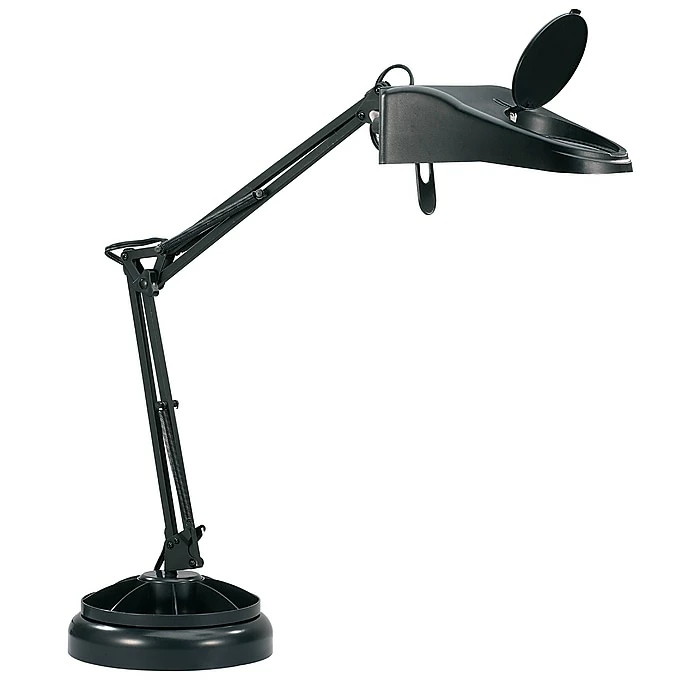 V-Light LED Magnifier Desk Lamp, 31.5", Black Metal (SVCA100515BR)