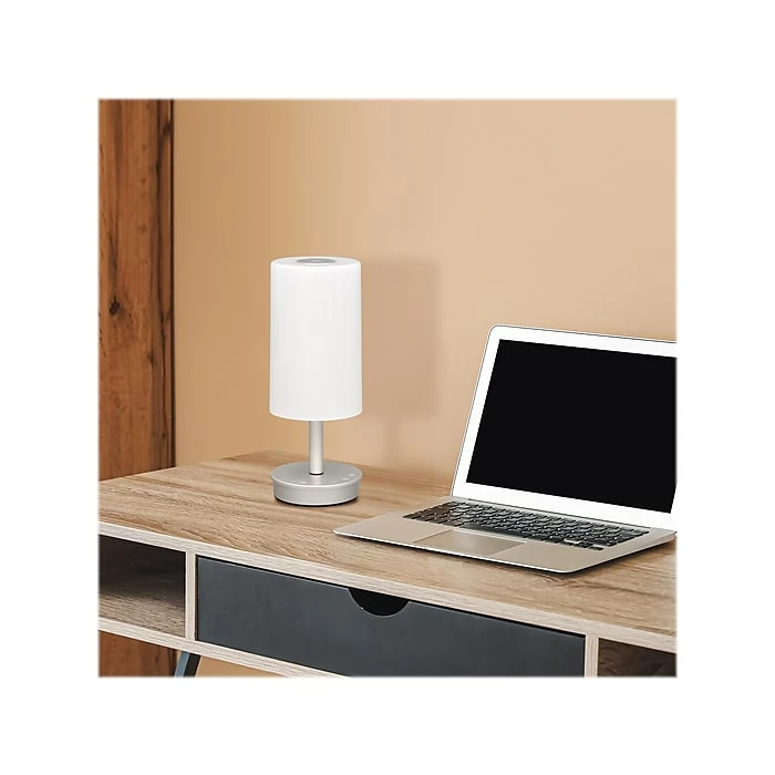 UltraBrite LED Desk Lamp, 18.7", Silver/White (UDL1156-SLV-DS) - Image 5