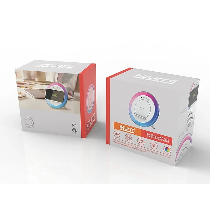 Rumi Lighting LED Desk Lamp, 3.54", White Matte (ERP40ST) - Image 7