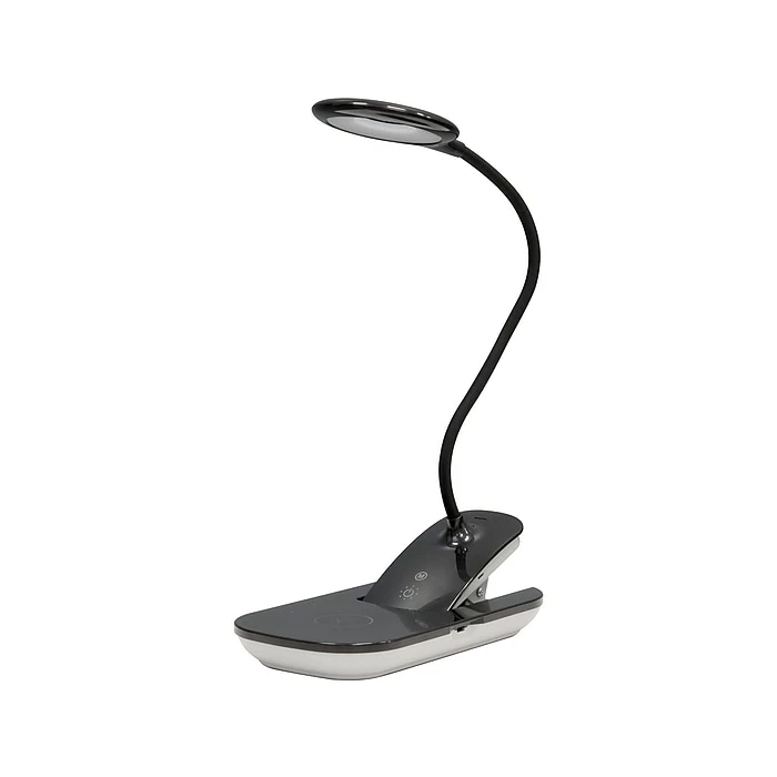 UltraBrite UseAnywhere LED Desk Lamp, 19.5", Black (UPL0124-BLK-DS)