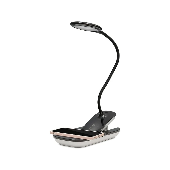 UltraBrite UseAnywhere LED Desk Lamp, 19.5", Black (UPL0124-BLK-DS) - Image 2