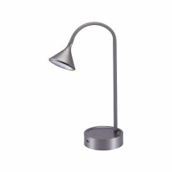 Black & Decker LED Desk Lamp, Silver (VLED1812GRAY-BD)