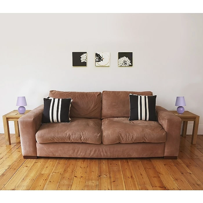 Simple Designs Incandescent Mini Table Lamp Set, Purple (LT2008-PRP-2PK) - Image 3