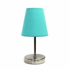 Simple Designs Incandescent Table Lamp, Blue (LT2013-BLU)