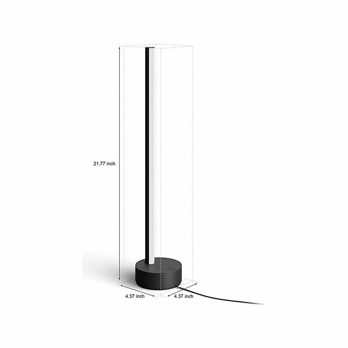 Philips Gradient Signe LED Table Lamp, Matte Black (569095) - Image 7