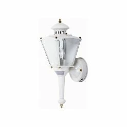 Designer's Edge 15 - 1/2" Beveled Square Coach Light W/ Motion - White