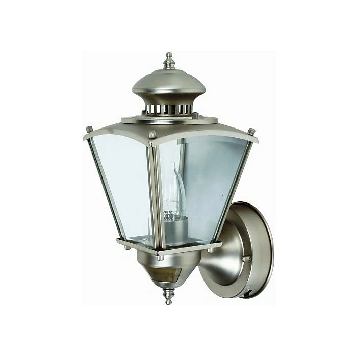 Designer's Edge 15 - 1/2" Beveled Square Coach Light W/ Motion - Pewter