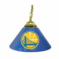 Trademark Global Trademark NBA 14" Single Shade Gameroom Lamp, Golden State Warriors